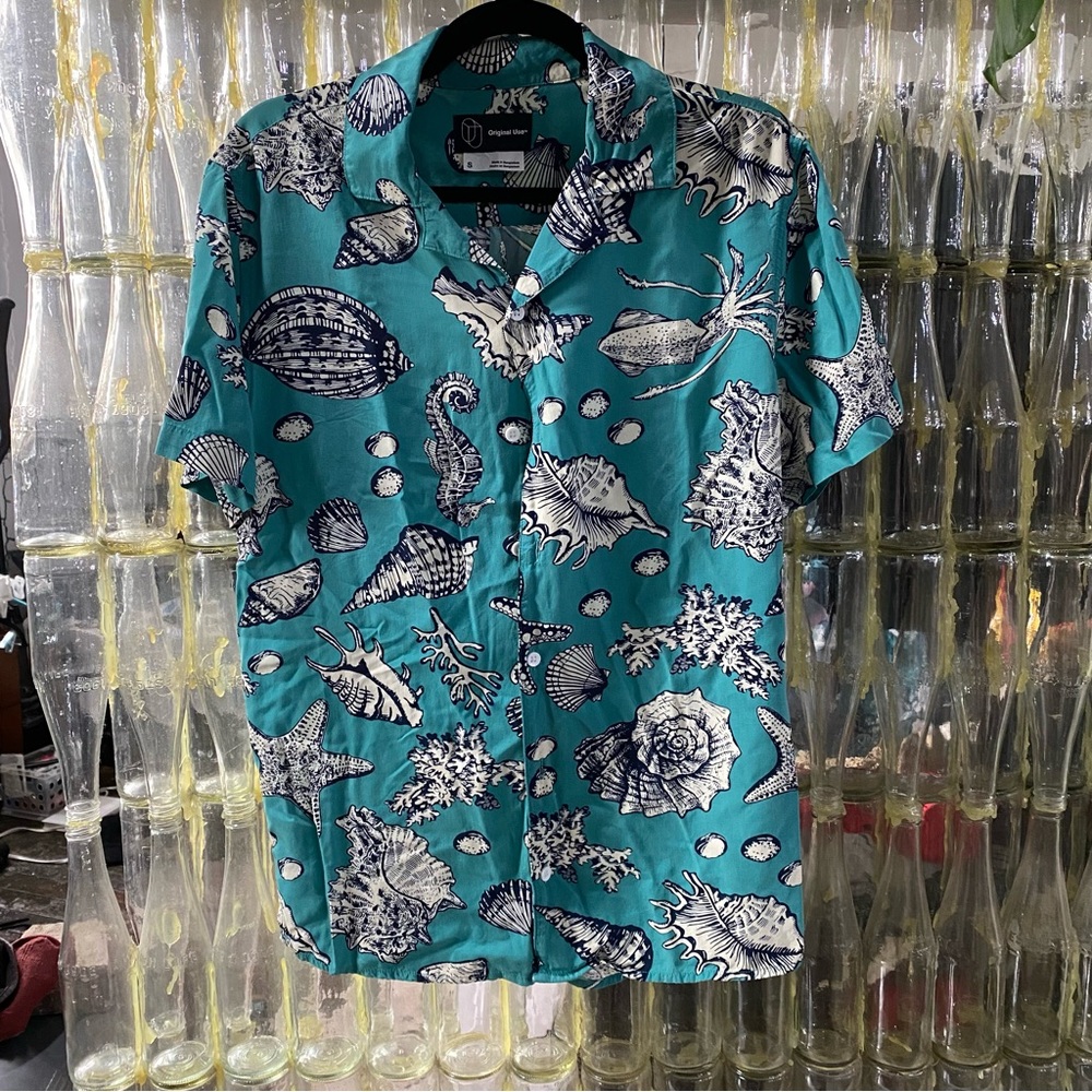 Beachy button up